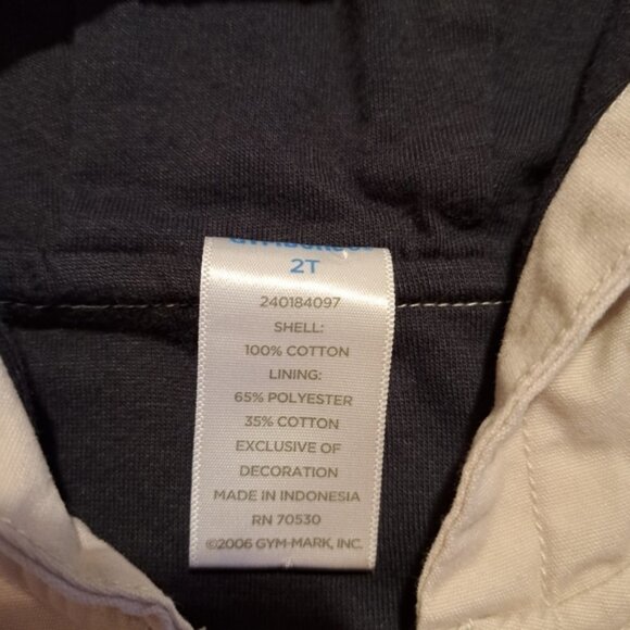 Gymboree boys size 2T jacket Sailing Club Line 2006 hood attach embroidered VGUC - Picture 3 of 5
